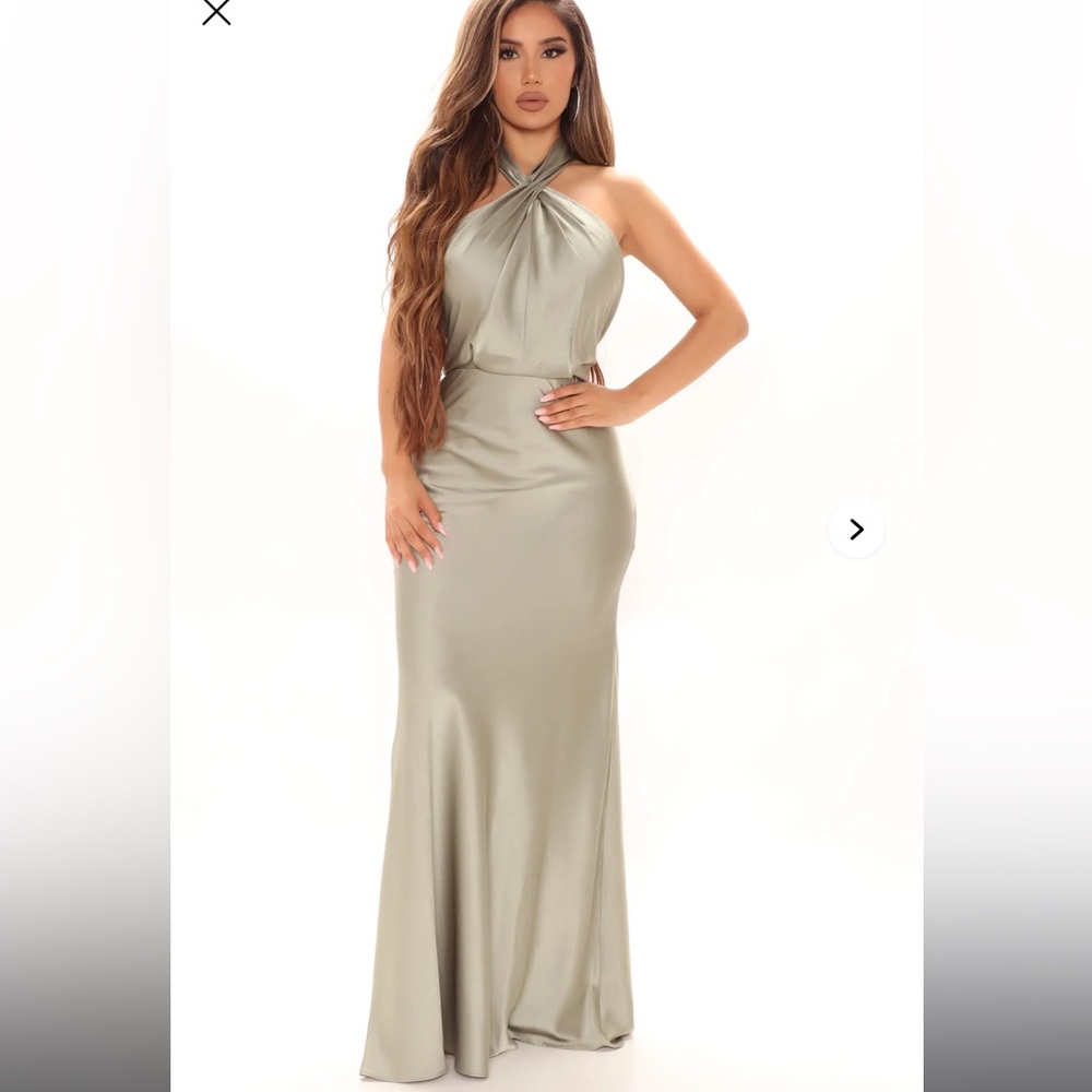 Elegant Satin Maxi Dress